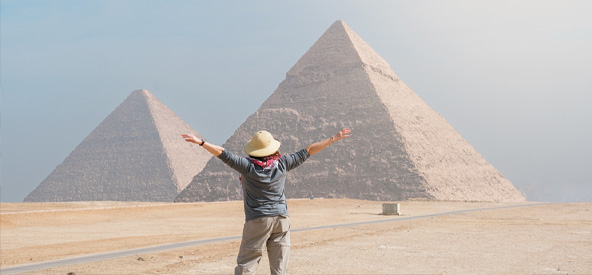 Great Pyramids in Giza, Egypt Picture