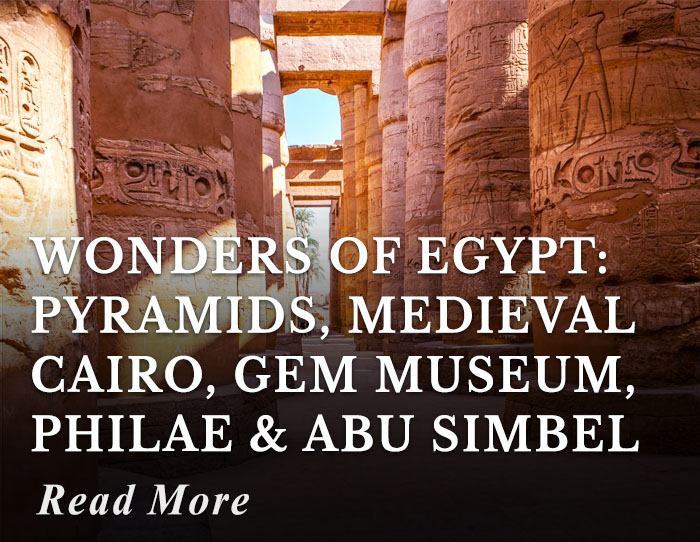 Wonders of Egypt: Pyramids, GEM Museum, Philae and Abu Simbel Tour