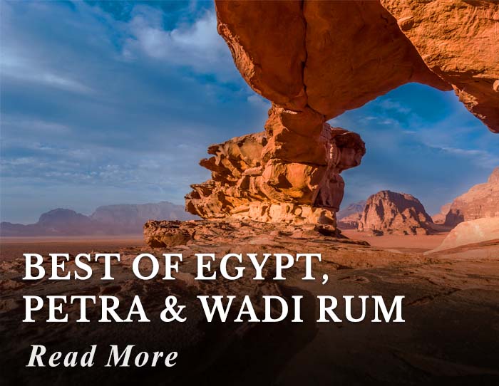 Spectacular Egypt + Petra, Wadi Rum and Dead Sea Tour