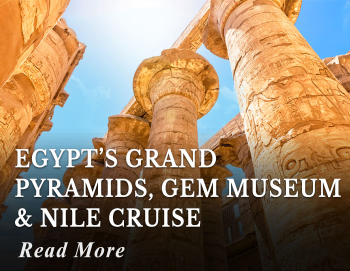 Egypt’s Grand Pyramids, GEM Museum and Nile Cruise Tour